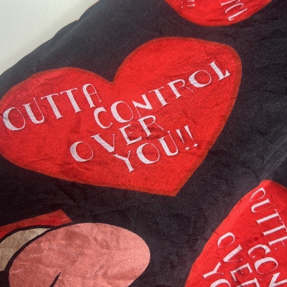 Vintage Disney Silk Boxer Shorts Tasmanian Devil Print Hearts Valentines XL - Picture 11 of 11